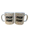 Mwg ffycar ffeind - welsh ffycar ffeind mug