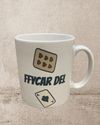 Mwg ffycar del - welsh ffycar del mugs